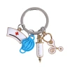 New DIY jewelry, alloy matte spray paint, personalized mask pendant, earrings, pendant, necklace pendant accessories Specification image